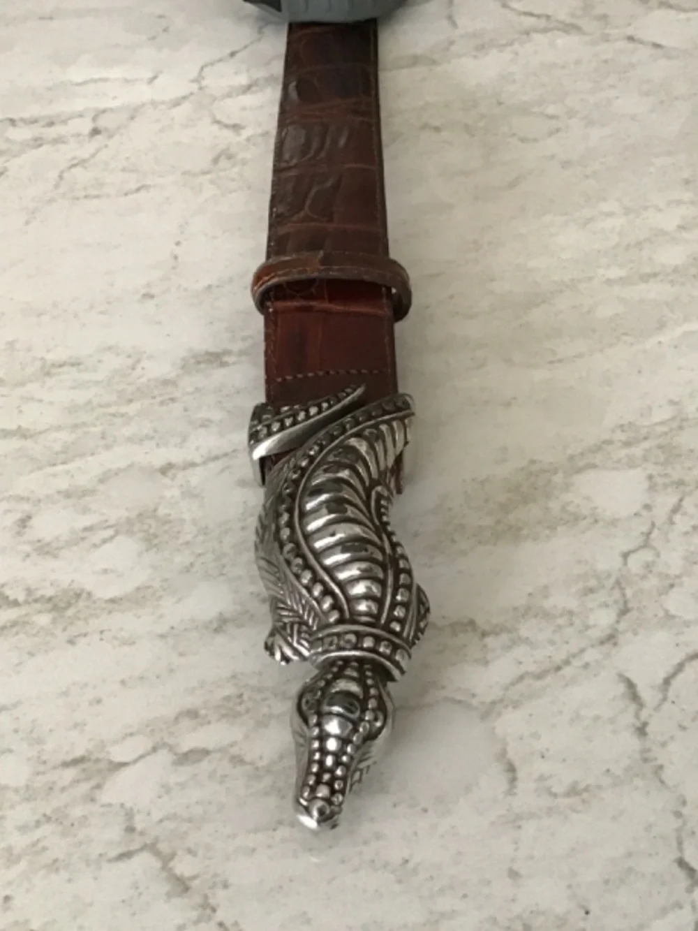 Brighton alligator belt
